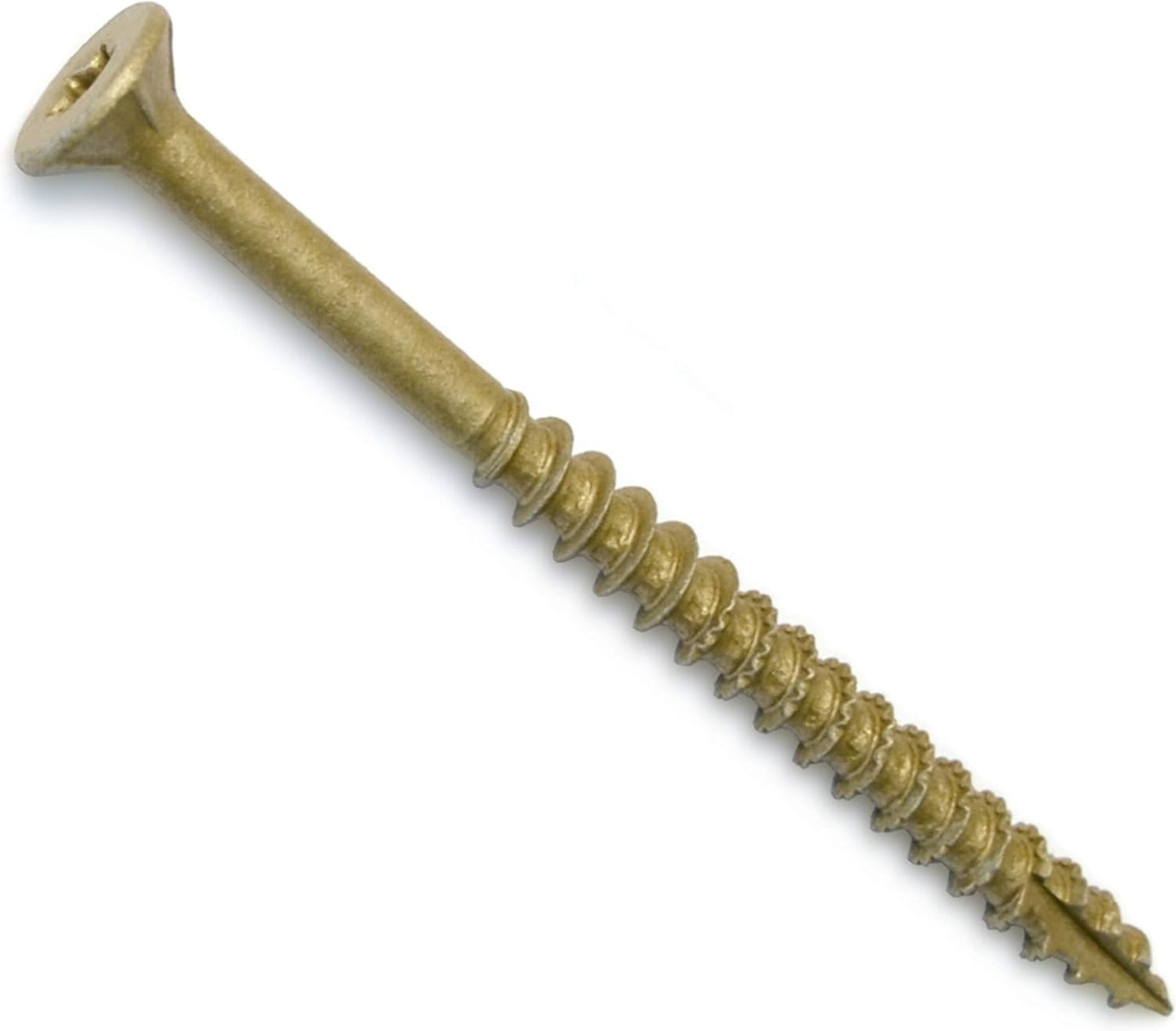 Tornillos madera color bronceado 12x3 25 pzas