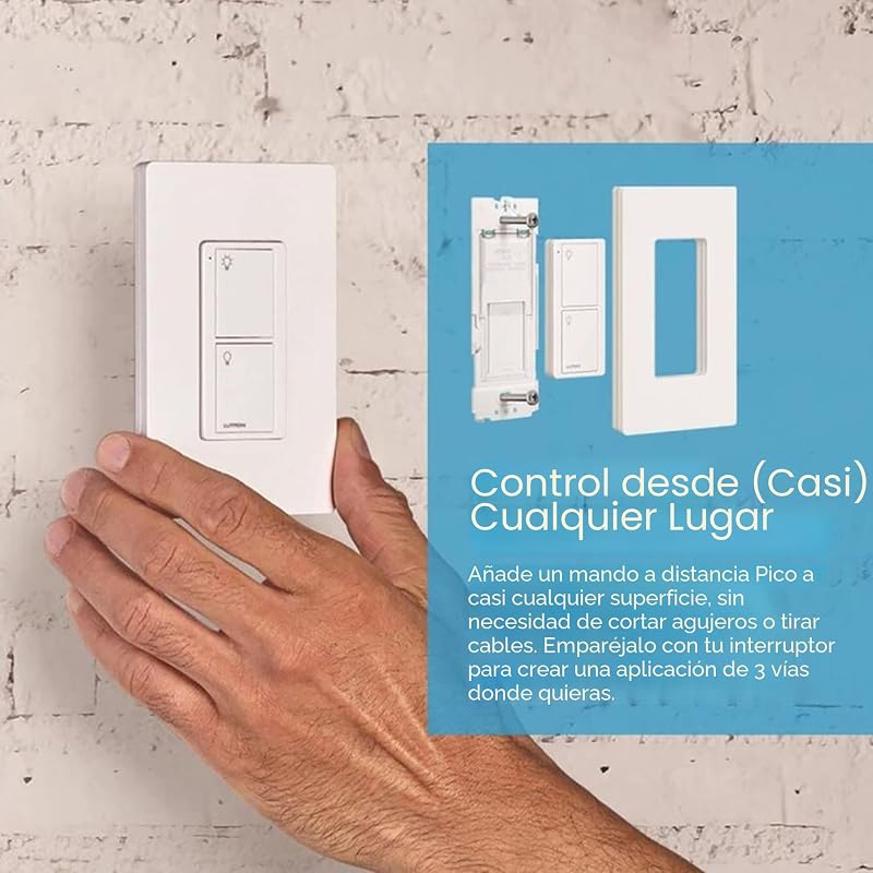Kit interruptor luz inteligente con Smart Hub para Alexa y