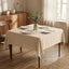 Mantel cuadrado poliéster beige 54x54pulg set 2 para mesas