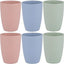 Vaso reutiliz. paja trigo 12oz irrompible sin BPA
