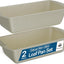 Set 2 moldes antiadherentes para pan 10.2x11 pulg apilables