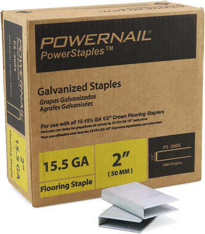 Grapas galvanizadas 15.5 y 2 pulg 1/2 pulg caja 5000