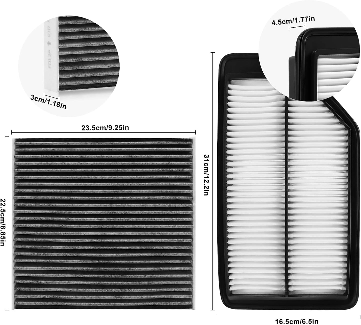 Filtro aire cabina motor Honda Odyssey 3.5L