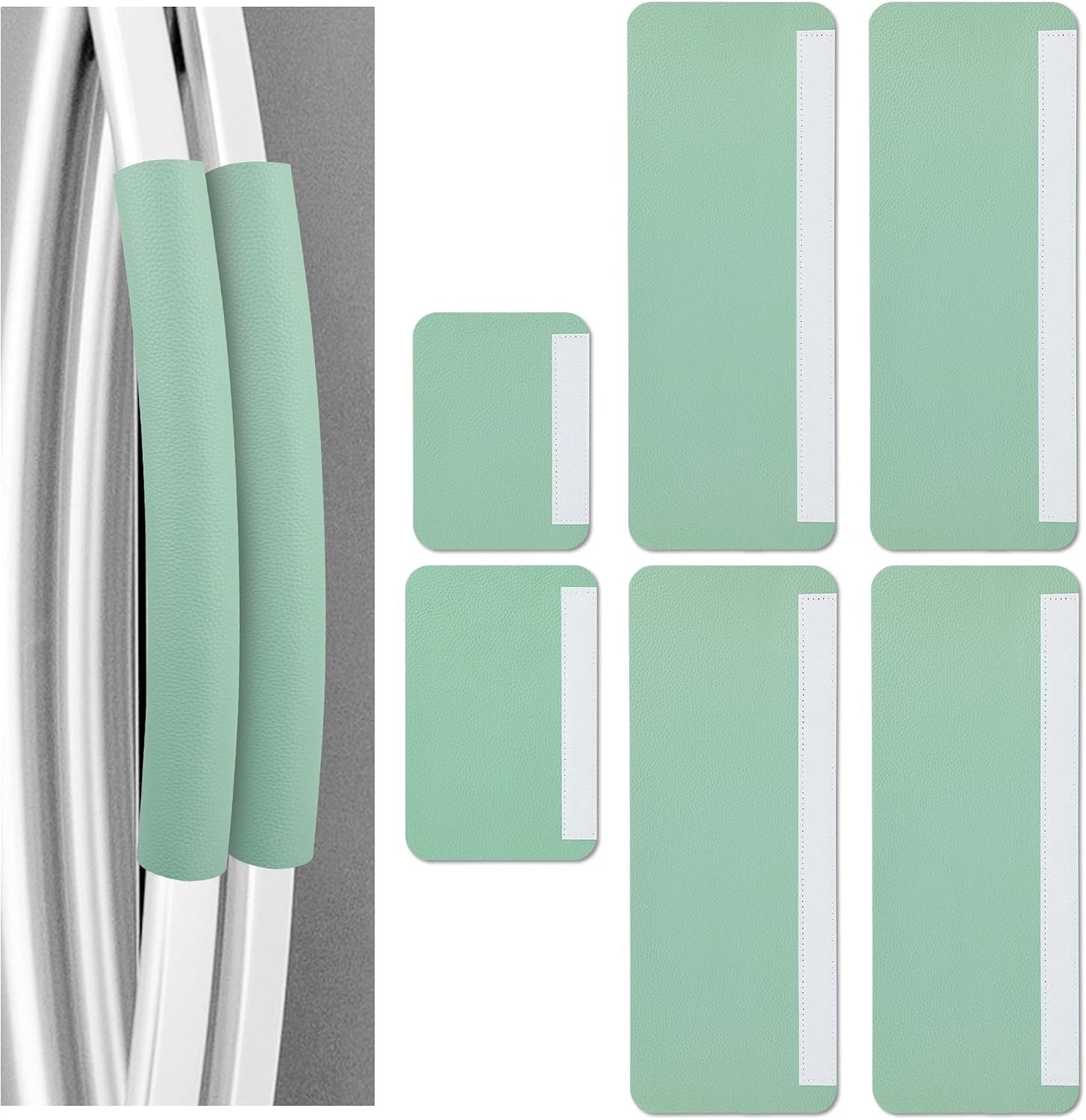 6 Fundas Cuero para Manijas Puerta Refrigerador
