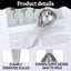 Cuchara café acero inox 1.0oz mango corto