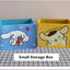 Contenedor plegable Kawaii azul cesta oficina decoración