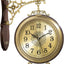 Reloj pared retro doble cara números giratorios sin tictac