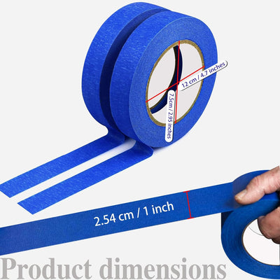 Cinta pintor 1pulg azul 16 rollos 880yardas