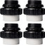 4 Uniones PVC 2pulg comp Pentair Whisperflo e Intelliflo