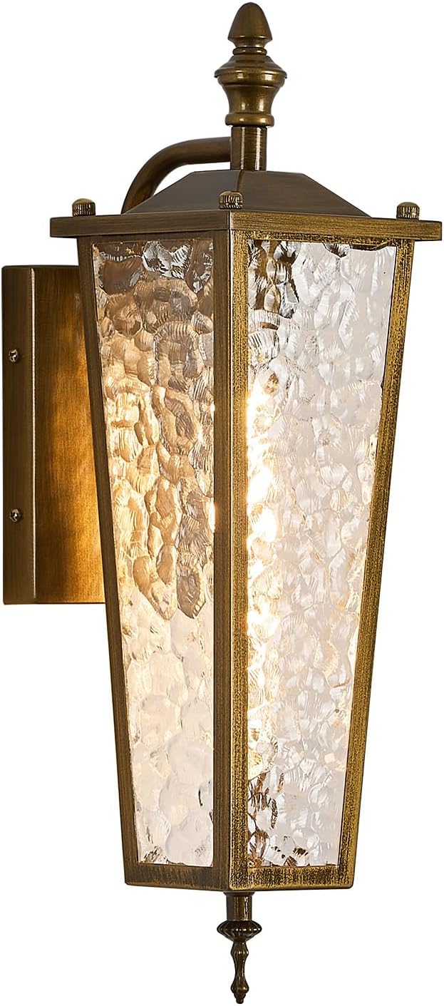 Lámpara pared exterior estilo granja E26 42.4cm metal