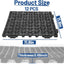 12 Pzas Baldosas Piso Drenaje 11.8" PVC No Deslizante