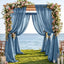 2 Telones Transparentes para Arco de Boda 29x20Pt