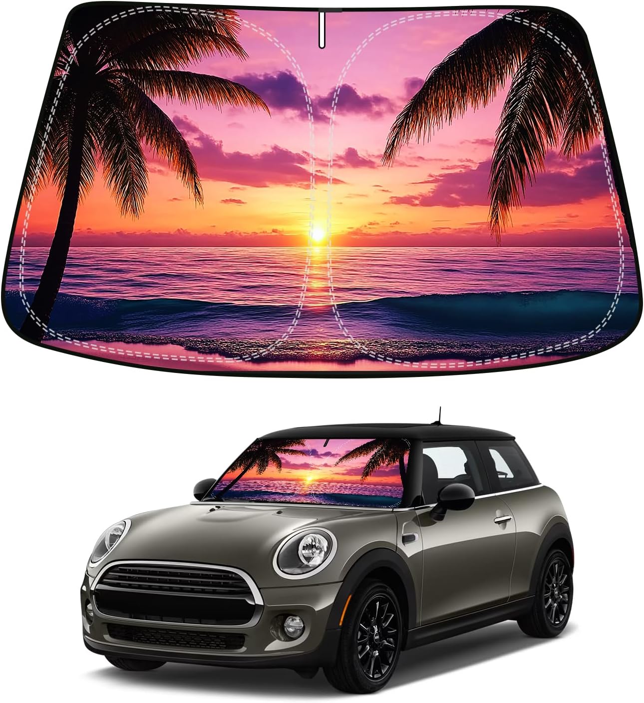Parasol parabrisas BMW MINI Cooper F55 2014-25 plegable UV