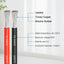 Cable cobre estañado 10 AWG 100 ft rojo y negro