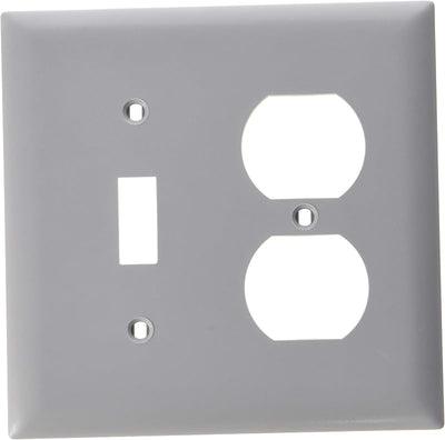 Placa pared nailon irrompible TP18GRY gris