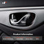 2 Manivelas Ventana Comp GMC Yukon C1500 Negro Cromado