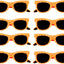 4 Pares Soportes Toallas Playa Plástico Naranja