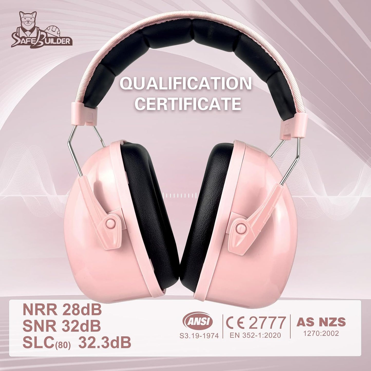 Orejeras protección auditiva NRR 28dB ajustables trabajo