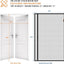Puerta mosquitera magnética 64x81" poliéster resistente