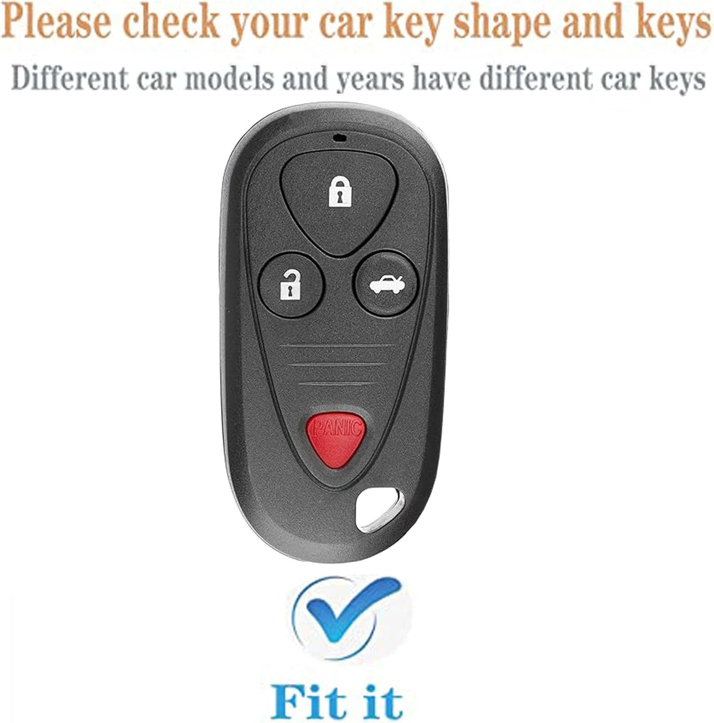 Funda llavero Acura CL RL TL TSX RSX OUCG8D-387H Negro