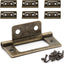 6 Pzas Bisagras Puerta Plegable Bronce 2x0.9"