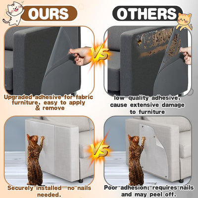 Protector sofá antiarañazos para tela paquete 8
