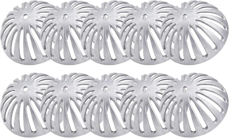 Pack 10 coladores drenaje aluminio resistente 5-1/4