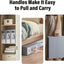 Organiz. plegable ropa cama 6 Pzas Queen o King gris