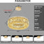 Candelabro anillo 20pulg lámpara cristal dorado