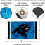 Bandera Carolina Panthers Azul