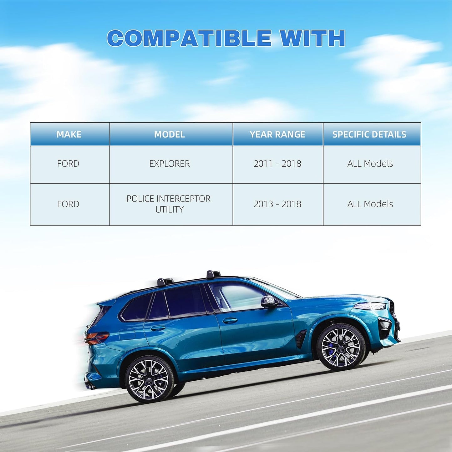 Barras estabilizadoras delanteras Ford Explorer 11-18