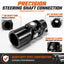 Junta universal acero negro 1" DD a 3/4" DD