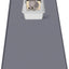 Tapete arena gato 51x25.6pulg silicona gris oscuro