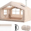 Tienda inflable camping con conector estufa lona