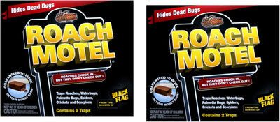 Trampa insectos Roach Motel 2 paquetes 4 trampas