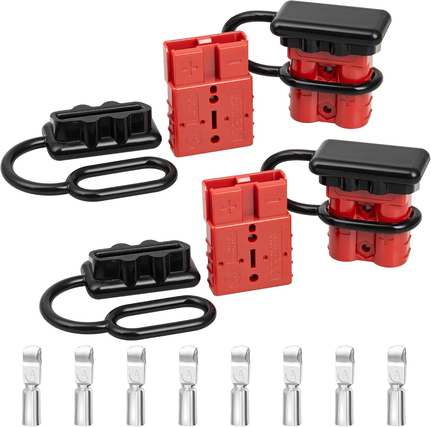 Conector batería 50A 6-12 AWG tipo Anderson SB50