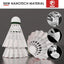 Volantes bádminton nylon pack 24 12 6
