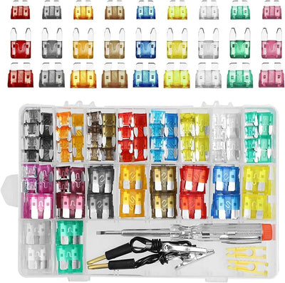Kit 306 Fusibles Automóvil 2A/3A/5A con Herramienta Extractora