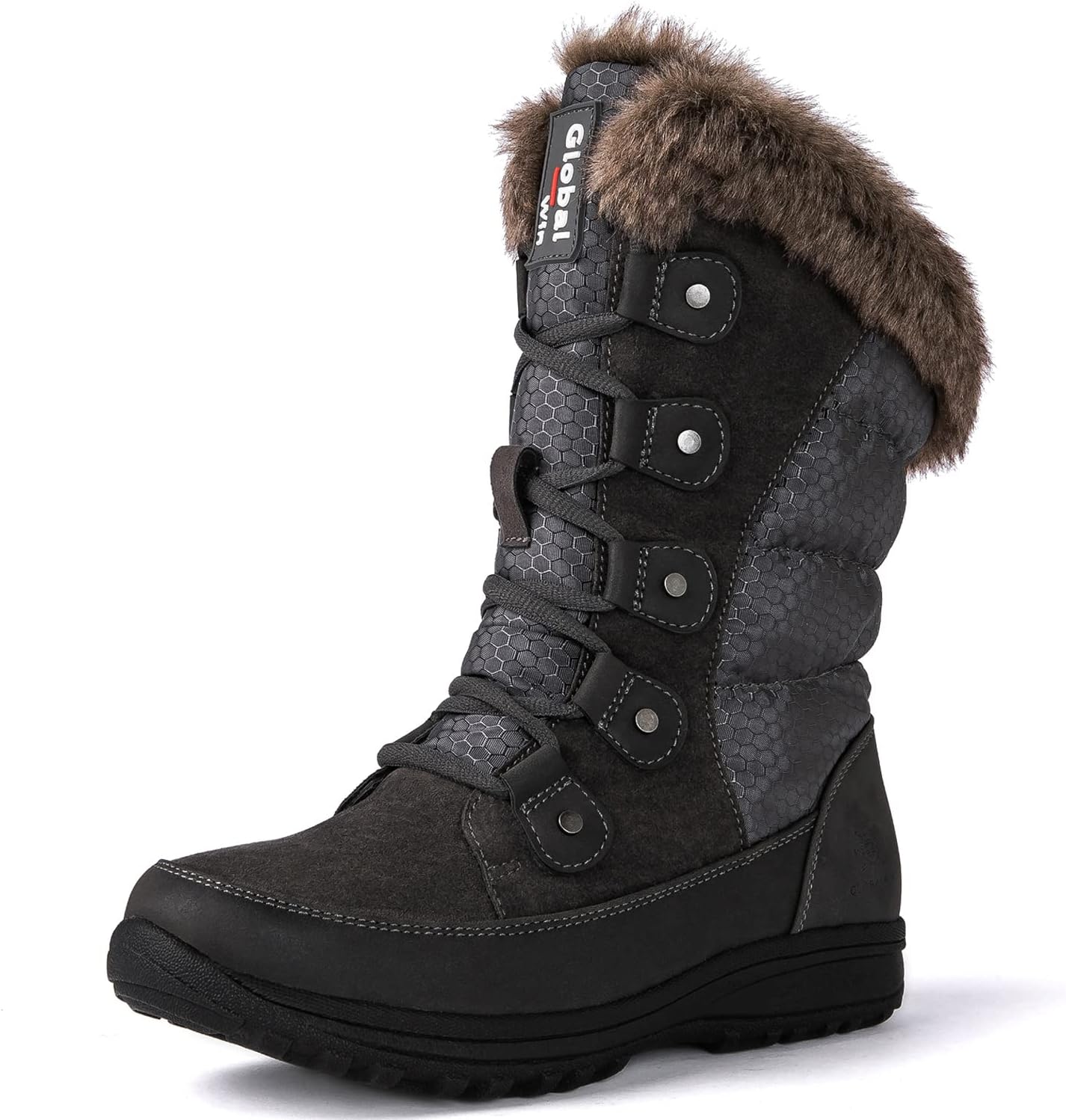 Botas nieve mujer impermeables forro polar antiderrap