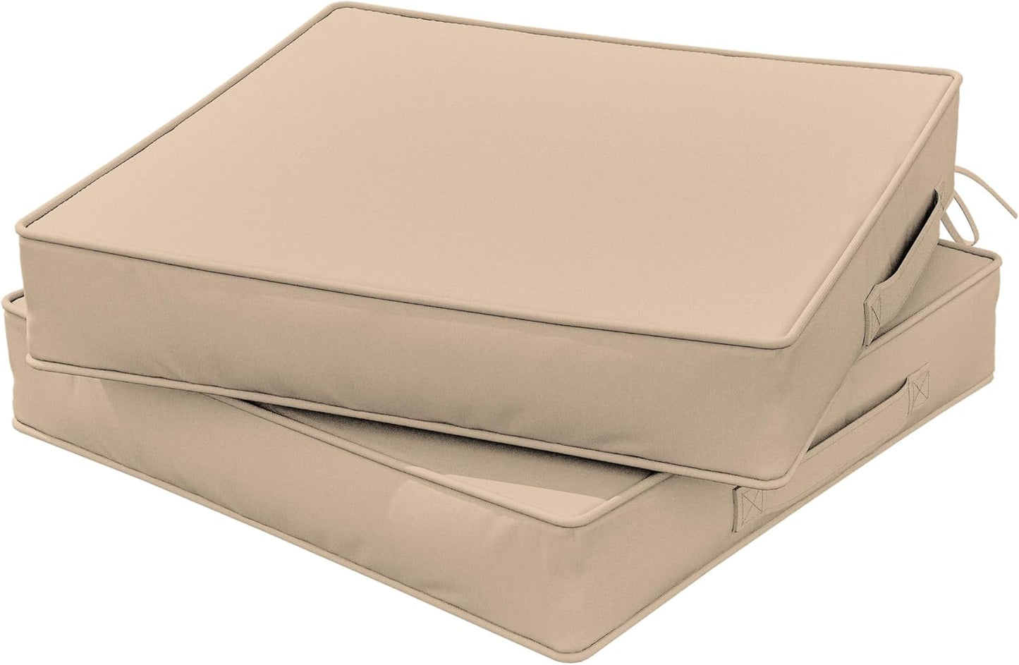 Set 2 cojines silla exterior 22x22x4" impermeables
