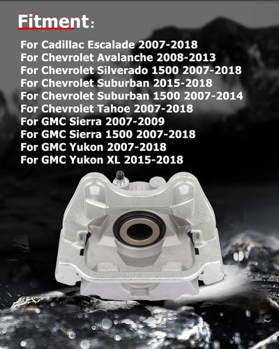 Pinzas freno traseras izq/derecha soporte Cadillac Chevy GMC