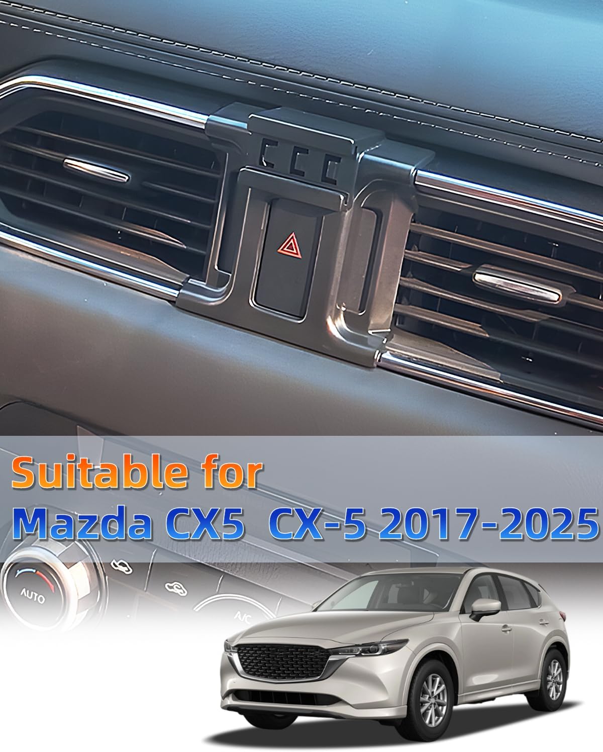 Soporte teléfono coche Mazda CX-5 17-18 bloqueo automático