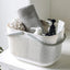 Cesta plástico asa organiz. ducha baño cocina set 3