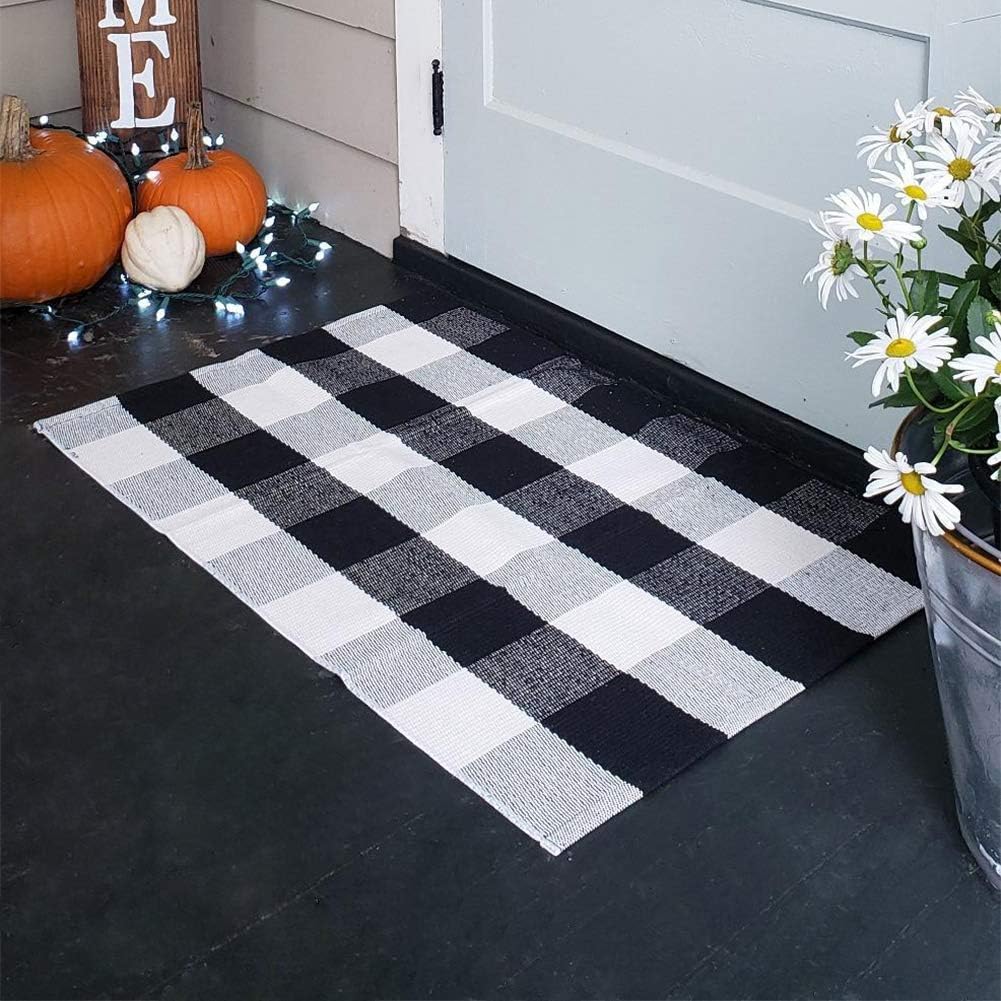 Alfombra cuadros 23.6x51.2" para cocina sala dormitorio