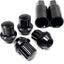 Set 4 cerraduras hexagonales Buick con 2 llaves negro