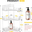 Organiz. esquinero baño 3 niveles soportes cepillos maquillaje