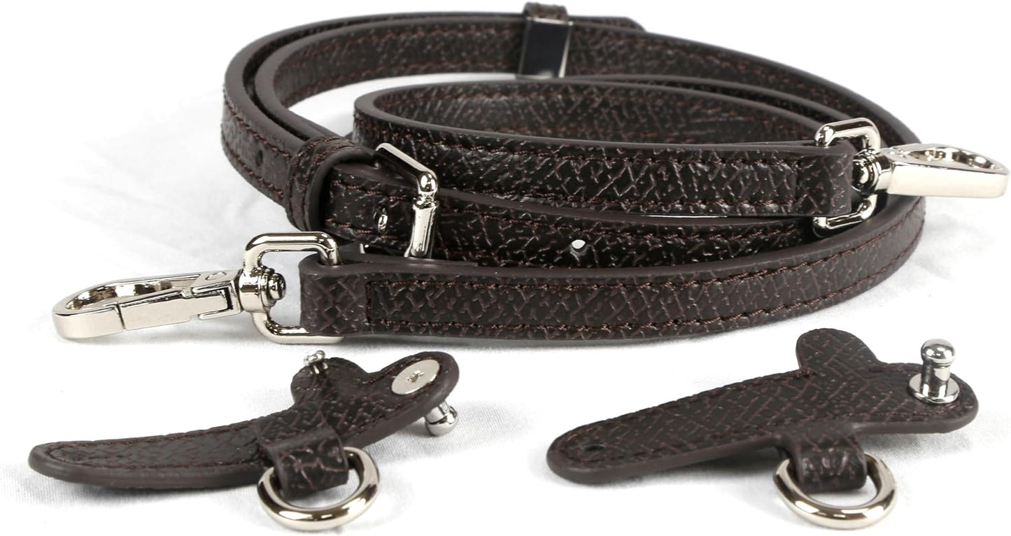 Mini bolsos cuero correa hombro ajustable para bolso cruzado