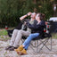 Silla camping doble plegable extra grande para 2 personas