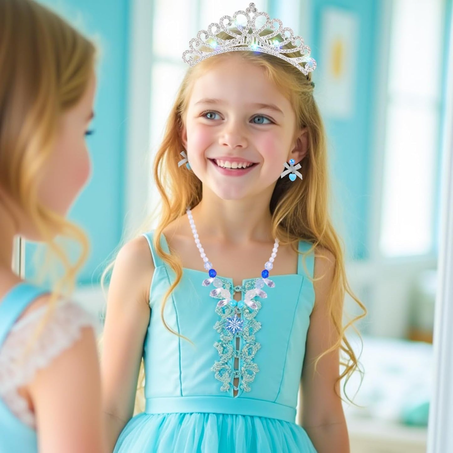 Set joyas princesa para niñas 30 pzas 3-10 años