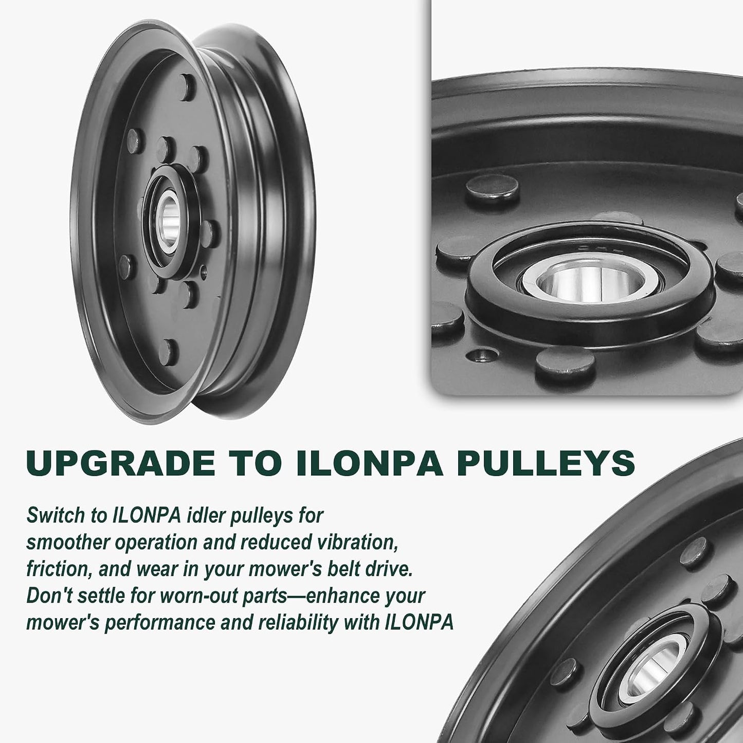 Polea tensora Exmark Hustler John Deere Toro pack 2
